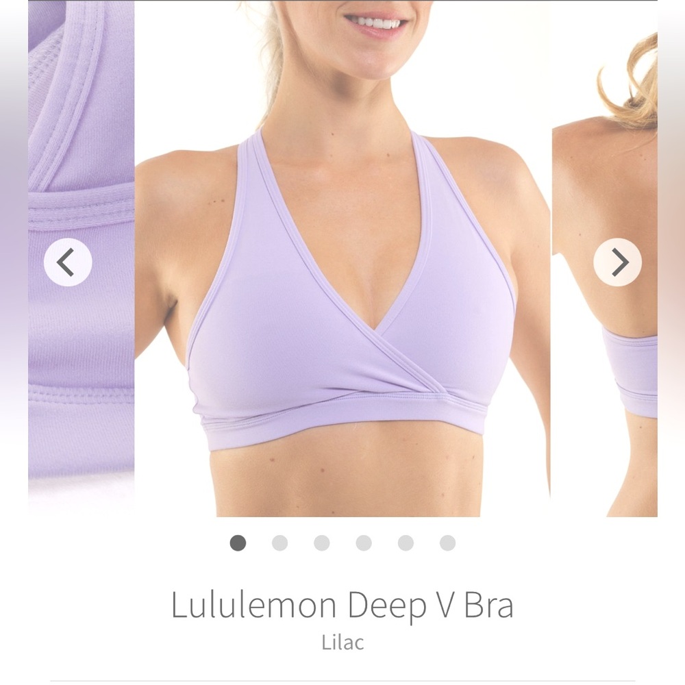 Lululemon White Women's Sports Bra size small